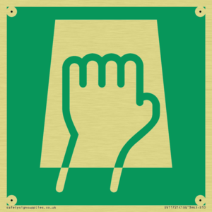 E906 safe condition push pad to open